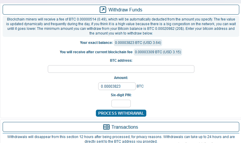 Purchase in abacus market